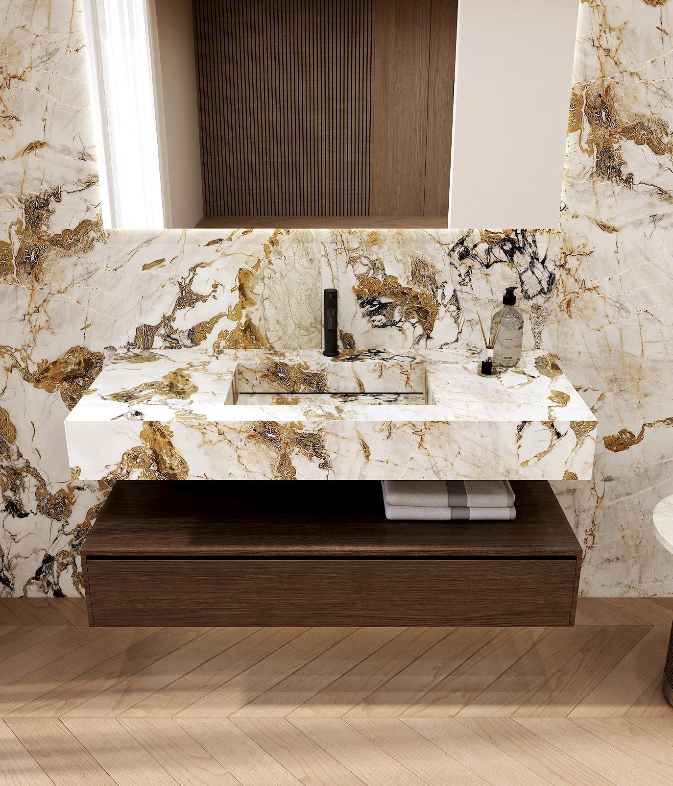 Forma bathroom collection from Nuovo Surfaces